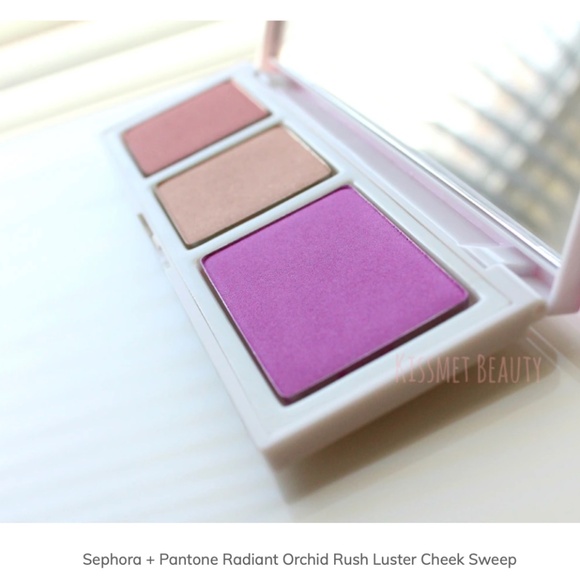 Sephora + Pantone Universe Radiant Orchard Rush Luster Cheek Sweep Palette NEW - Picture 4 of 6